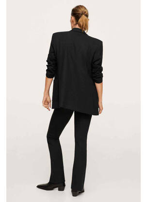 Pantalon slim negru MANGO femeie