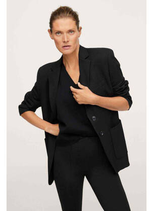 Pantalon slim negru MANGO femeie