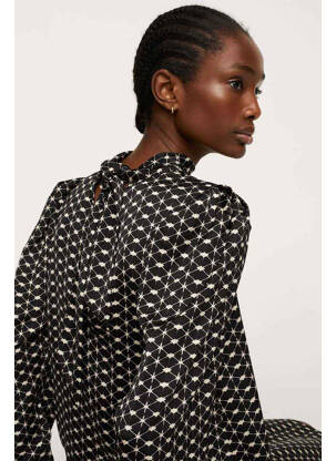 Rochie scurtă negru MANGO femeie