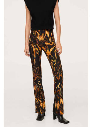 Pantalon evazat negru MANGO femeie