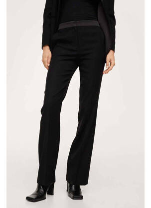 Pantalon drept negru MANGO femeie