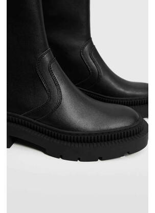 Botine/ghete negru MANGO femeie