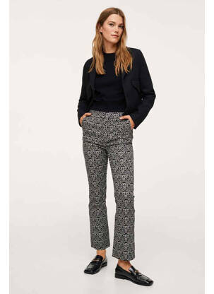 Pantalon evazat negru MANGO femeie