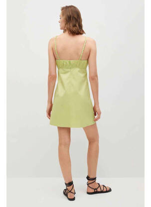 Rochie scurtă verde MANGO femeie