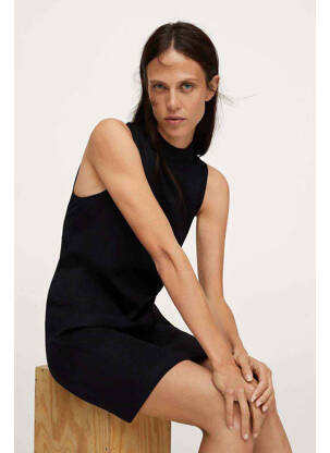 Rochie scurtă negru MANGO femeie