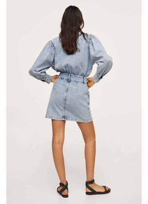 Rochie scurtă albastru MANGO femeie