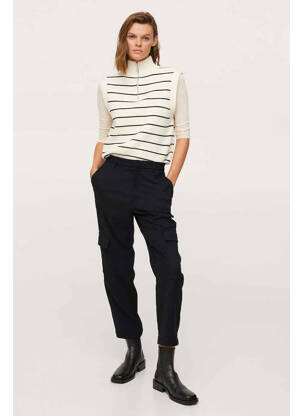 Pantalon cargo negru MANGO femeie