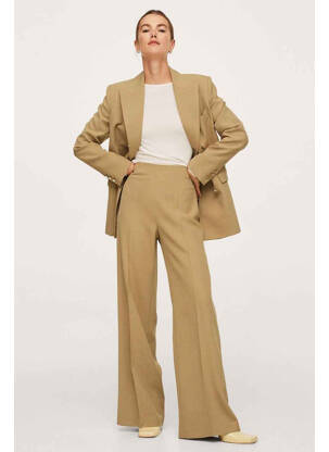 Pantalon evazat maro MANGO femeie