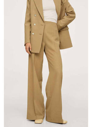 Pantalon evazat maro MANGO femeie