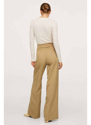 Pantalon evazat maro MANGO femeie