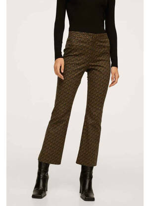 Pantalon evazat maro MANGO femeie