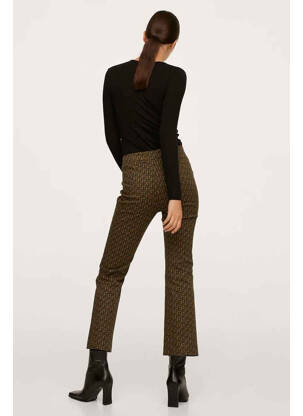 Pantalon evazat maro MANGO femeie