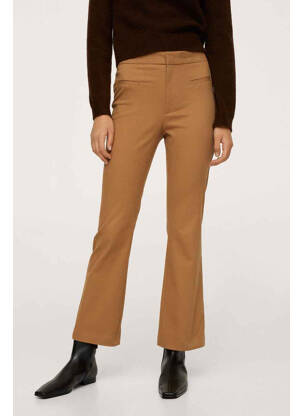Blugi bootcut maro MANGO femeie