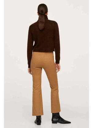 Blugi bootcut maro MANGO femeie