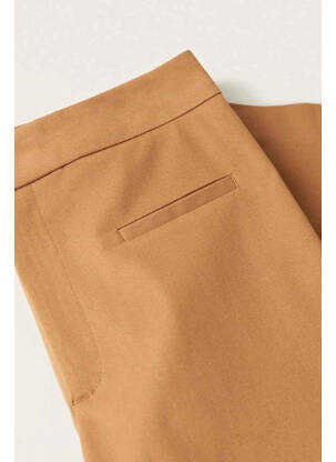 Blugi bootcut maro MANGO femeie