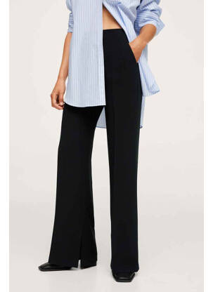 Pantalon evazat negru MANGO femeie