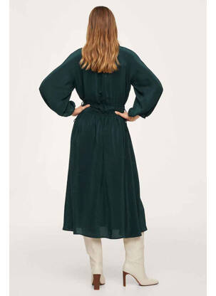 Rochie lungă verde MANGO femeie