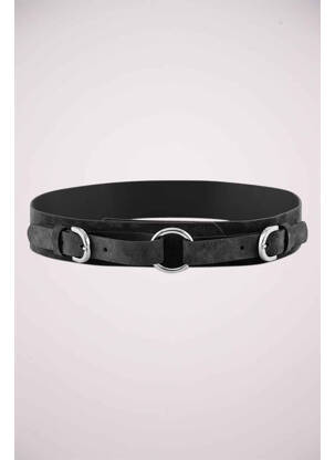 Curea negru PIECES femeie