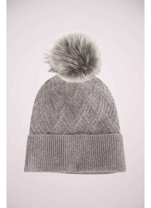 Căciulă gri PIECES femeie