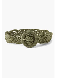 Curea verde PIECES femeie