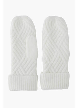 Mănuși alb PIECES femeie