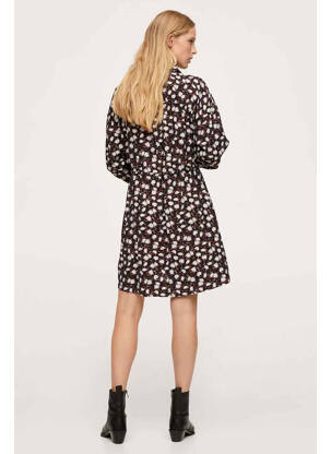 Rochie scurtă negru MANGO femeie