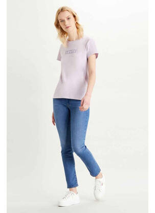 Blugi cu croială slim albastru LEVI'S femeie