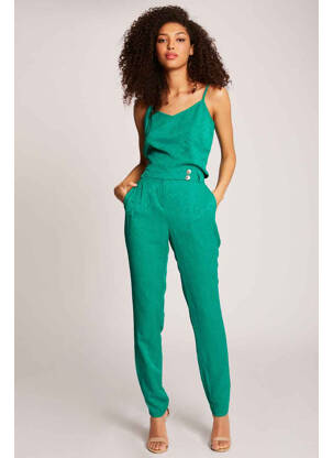 Pantalon chino verde MORGAN femeie