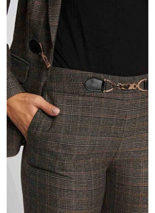 Pantalon chino maro MORGAN femeie