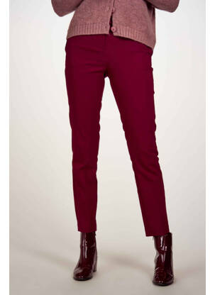 Pantalon chino roșu MORGAN femeie