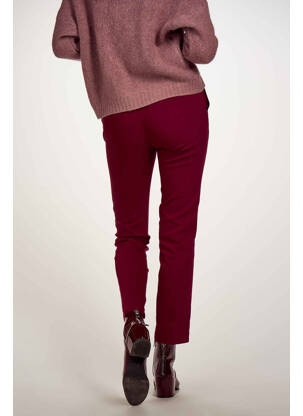 Pantalon chino roșu MORGAN femeie