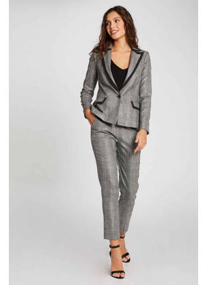 Pantalon chino argintiu MORGAN femeie