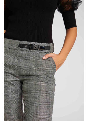 Pantalon chino argintiu MORGAN femeie