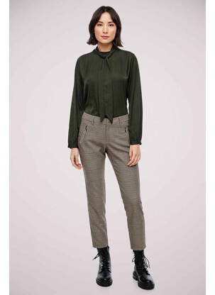 Pantalon chino maro S.OLIVER femeie