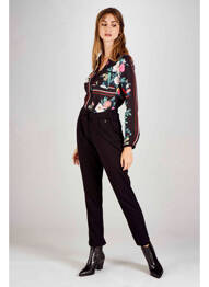 Pantalon slim negru FRANSA femeie