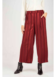 Pantalon evazat roșu FRANSA femme
