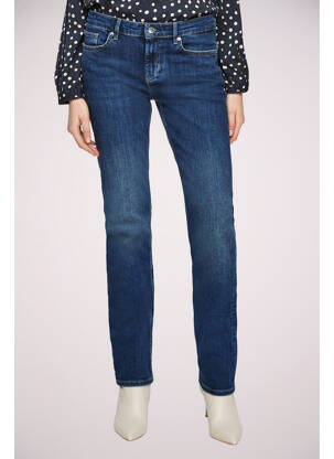 Blugi cu croială dreaptă albastru S.OLIVER femeie
