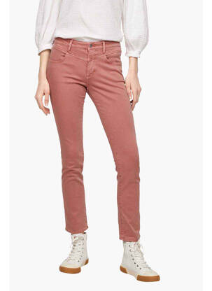 Pantalon slim roz S.OLIVER femeie