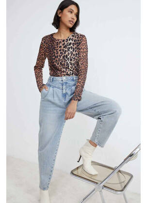 Blugi croială mom albastru CATWALK JUNKIE. femeie