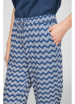 Pantalon evazat albastru S.OLIVER femme