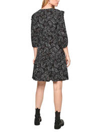Rochie scurtă negru S.OLIVER femme