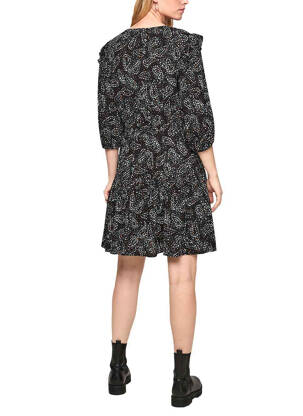 Rochie scurtă negru S.OLIVER femeie