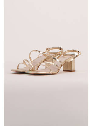 Sandale/Pantofi decupați auriu LA STRADA femeie
