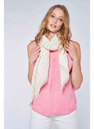 Eșarfă alb MORGAN femeie