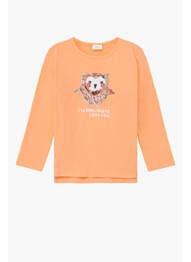 Tricou portocaliu S.OLIVER fată