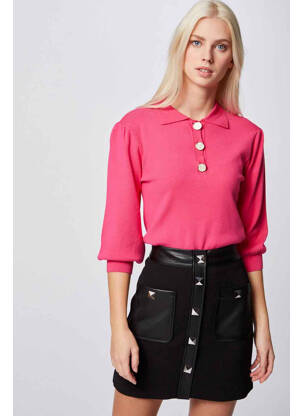 Fustă scurtă negru MORGAN femeie