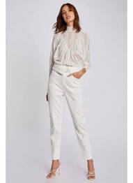 Pantalon slim bej MORGAN femme