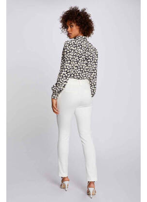 Pantalon chino alb MORGAN femeie