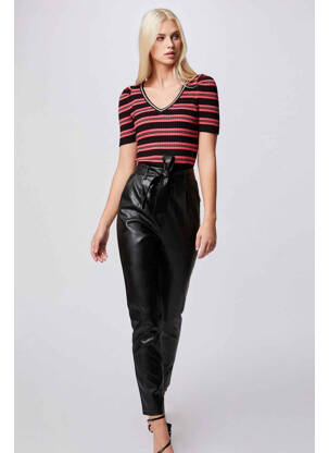 Pantalon slim negru MORGAN femeie