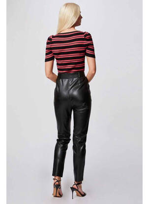 Pantalon slim negru MORGAN femeie
